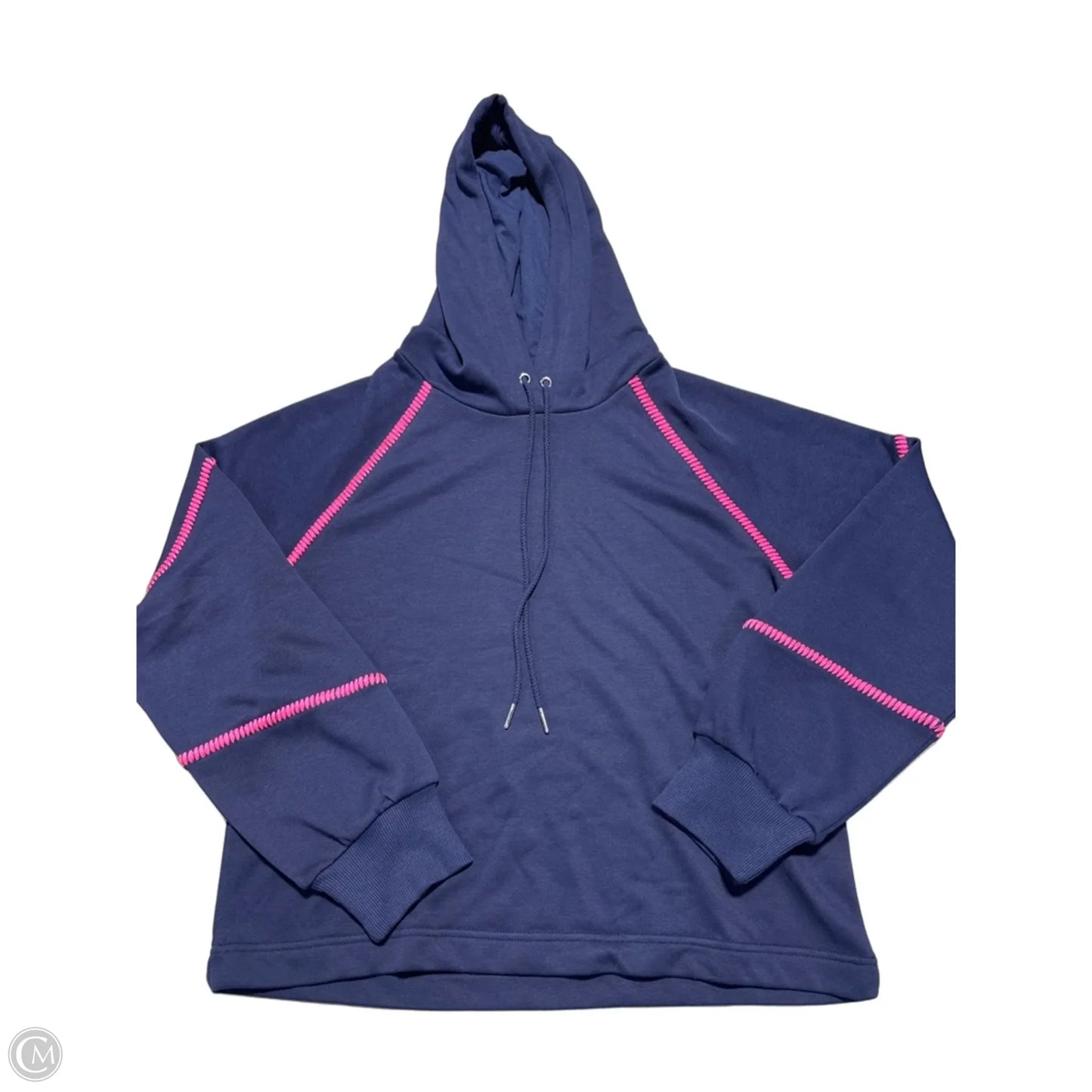 Sweatshirt Hoodie By Evereve In Navy, Size: M