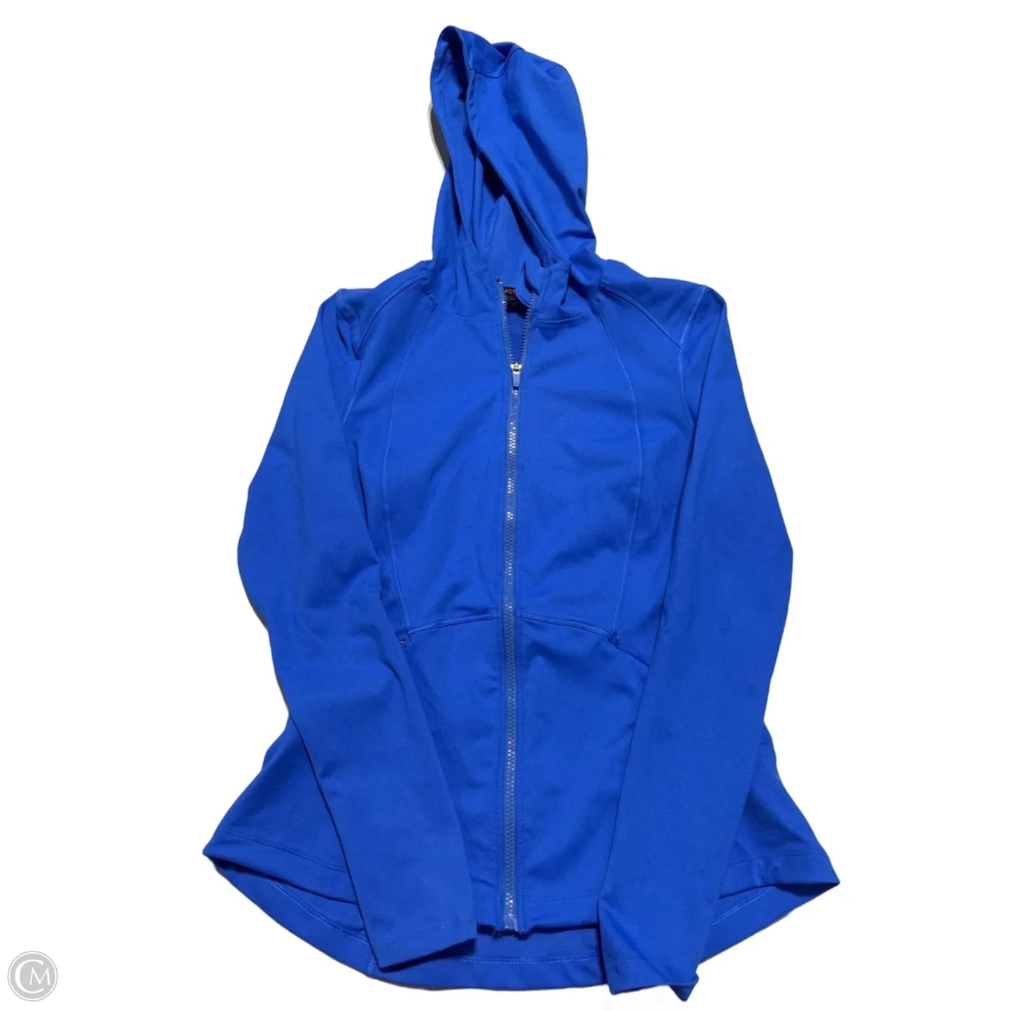 Athletic Jacket By Spyder In Blue, Size: M