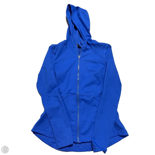 Athletic Jacket By Spyder In Blue, Size: M