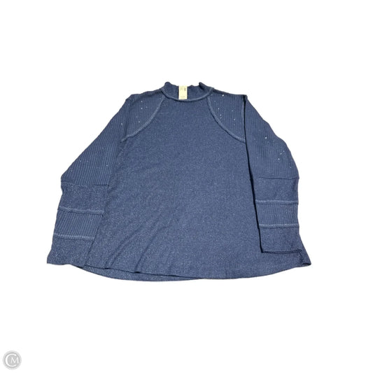 Top Long Sleeve By Maurices In Blue, Size: 2x