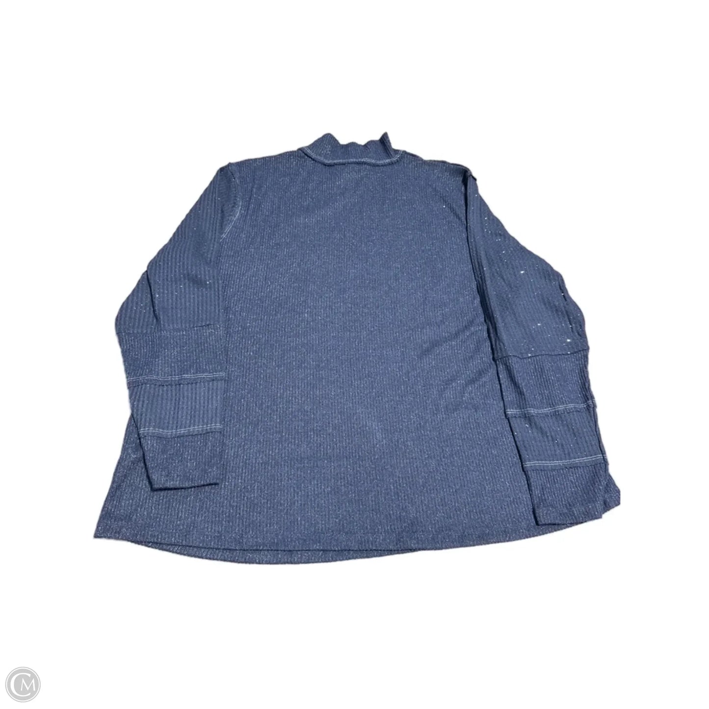 Top Long Sleeve By Maurices In Blue, Size: 2x