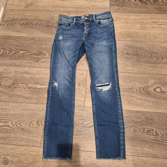Jeans Straight By Kancan In Blue Denim, Size: 6