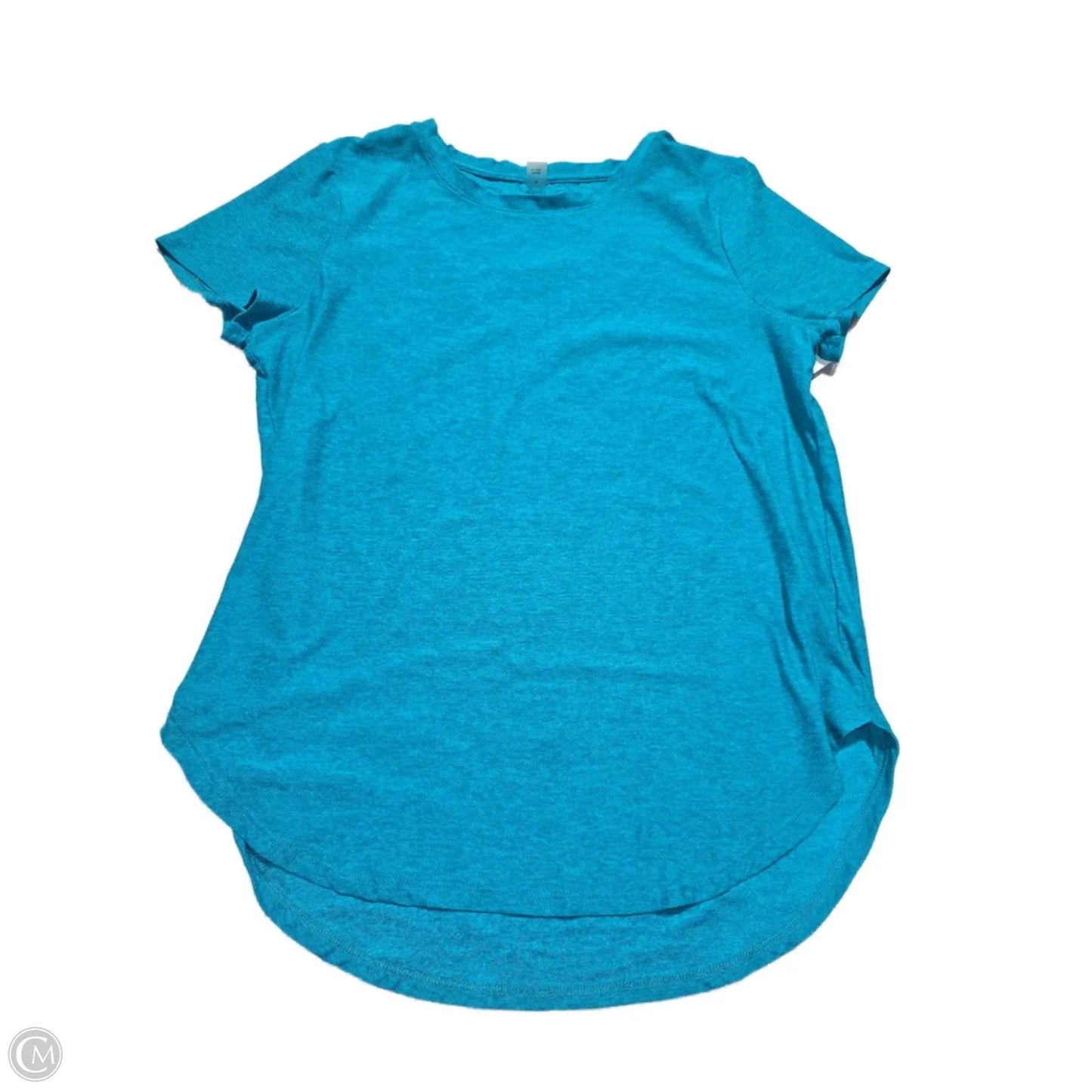 Top Short Sleeve By Beyond Yoga In Blue, Size: S