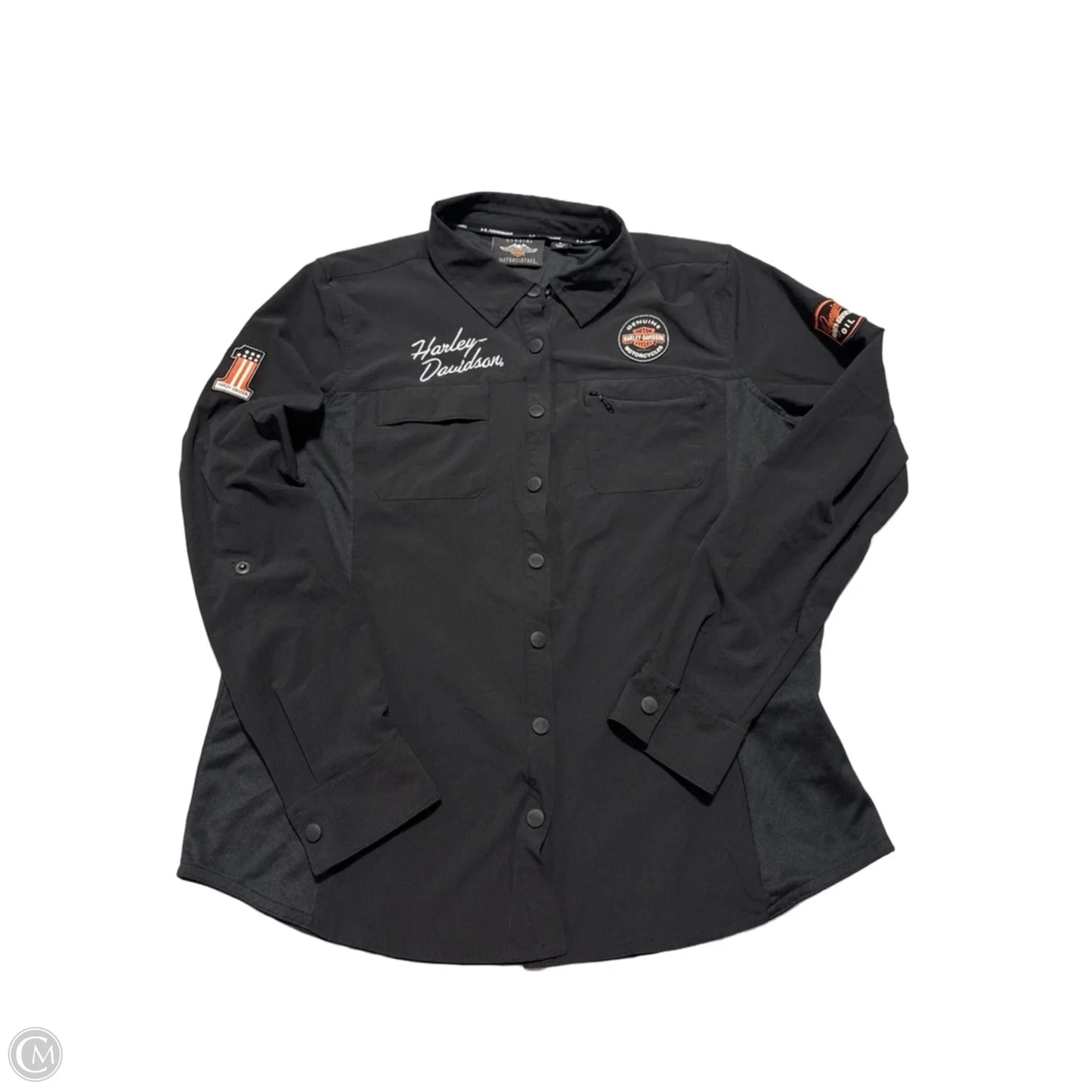 Top Long Sleeve By Cmc In Black, Size: Xl