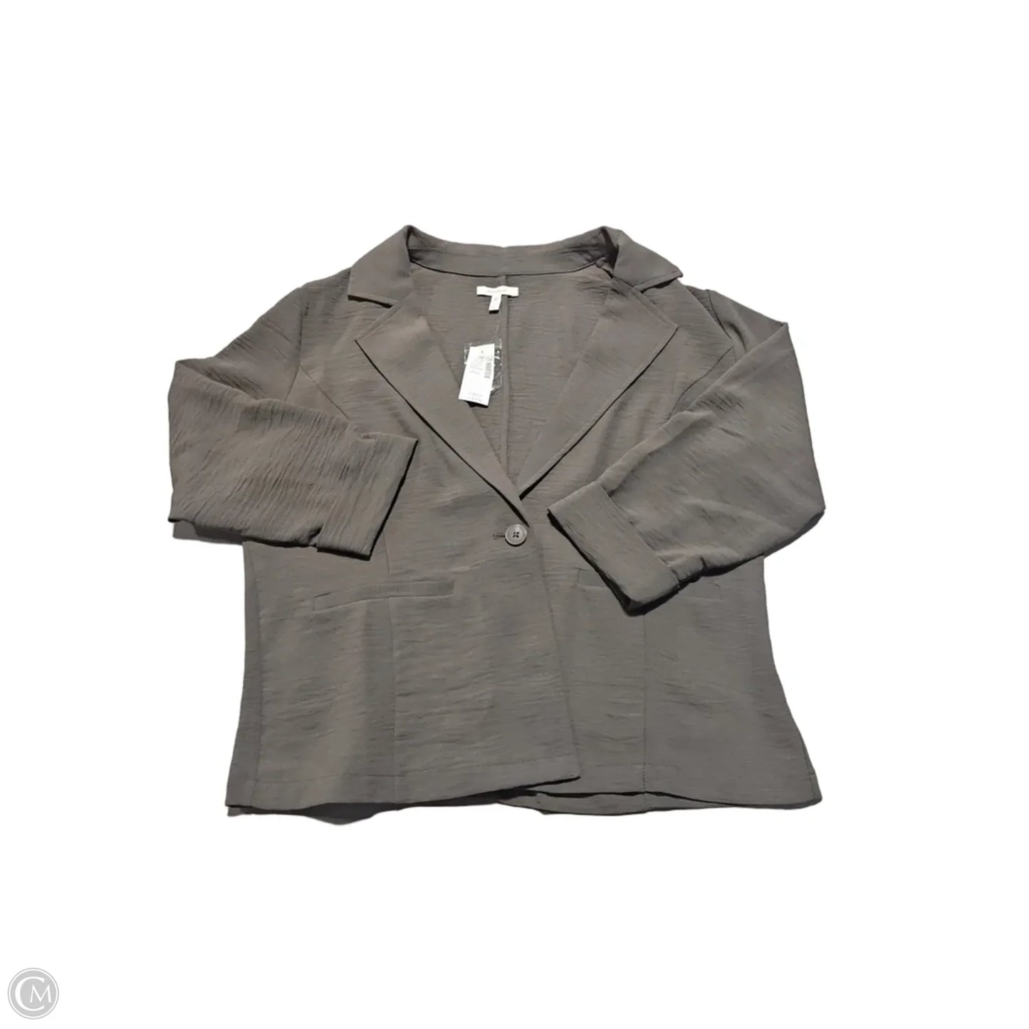 Top Long Sleeve By Maurices In Grey, Size: L