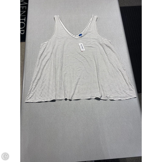 Tank Top By Old Navy In Black & White, Size: Xxl