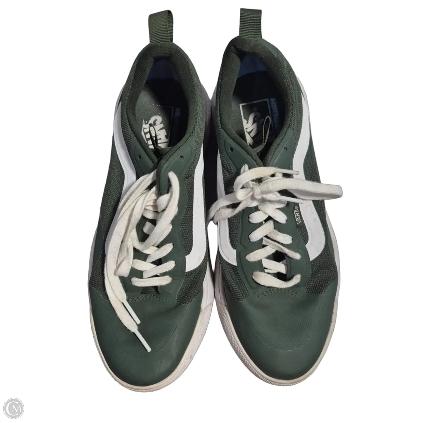 Shoes Sneakers By Vans In Green, Size: 9