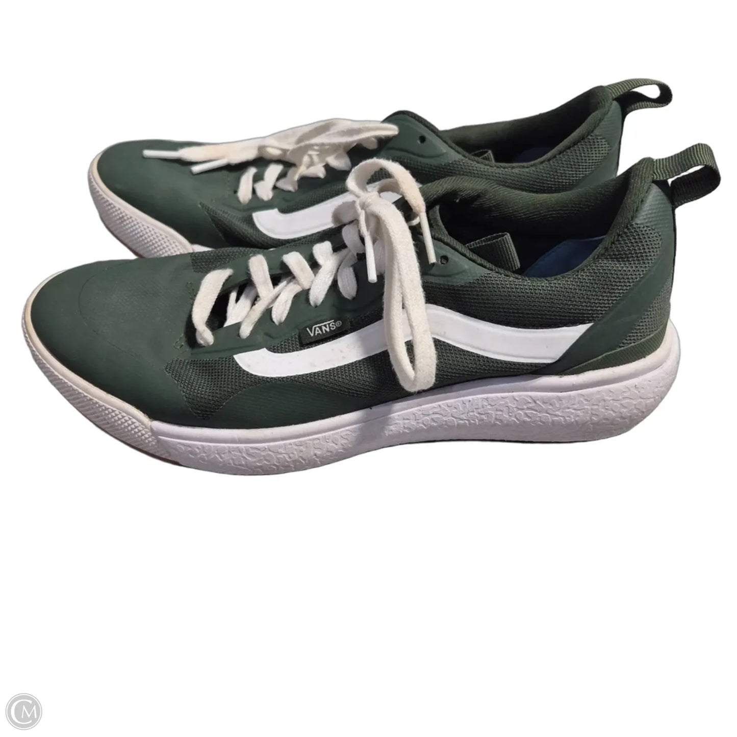 Shoes Sneakers By Vans In Green, Size: 9