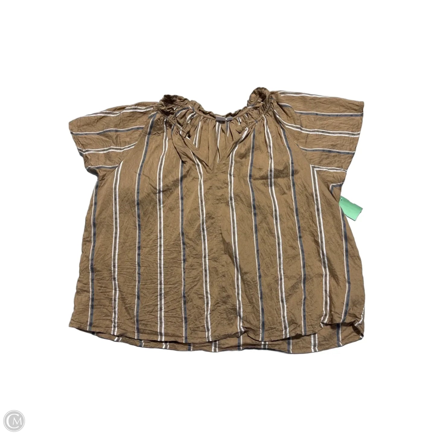 Top Short Sleeve By Gap In Brown, Size: L