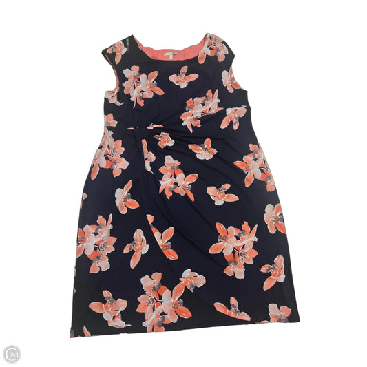 Dress Casual Midi By Cme In Navy, Size: 1x