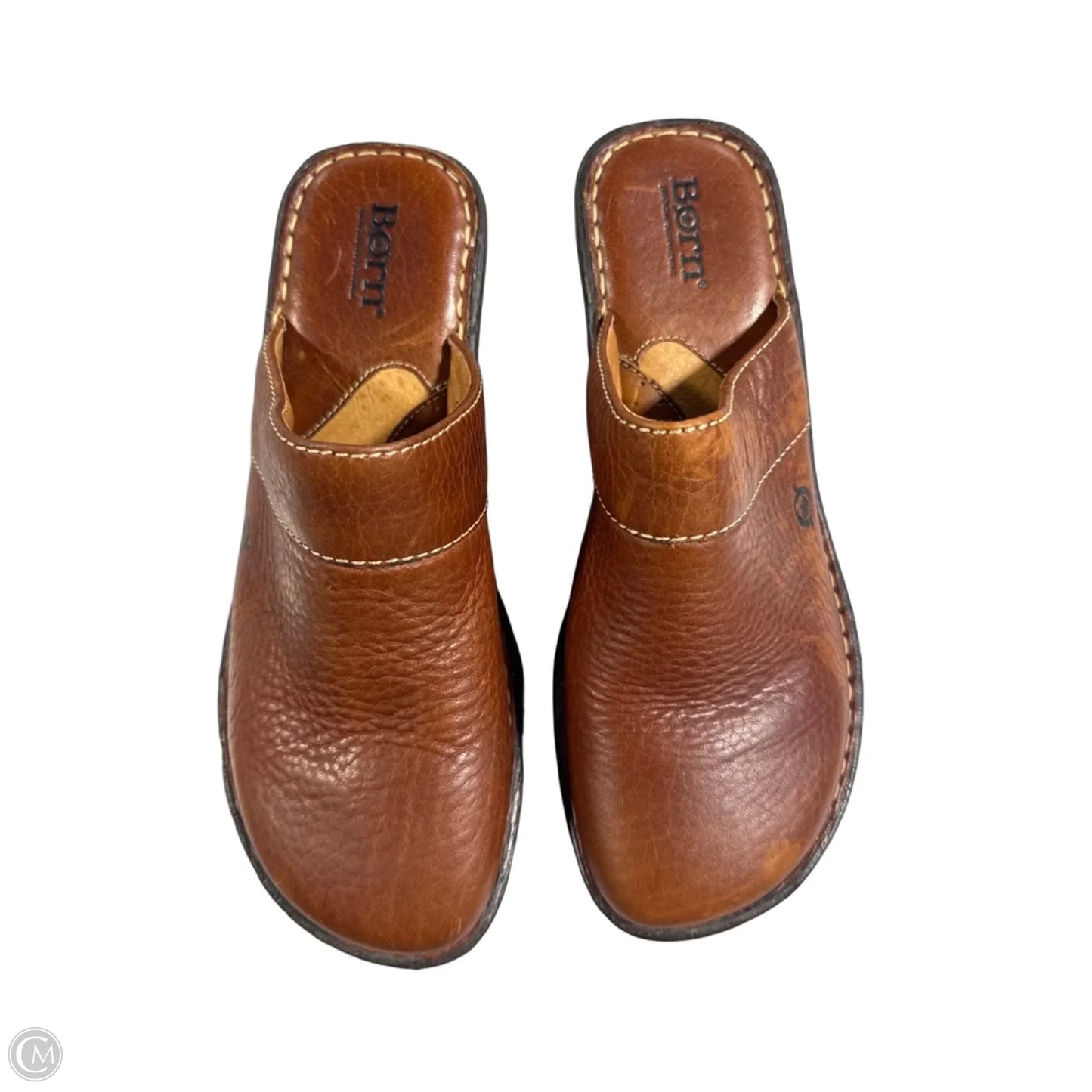 Shoes Heels Wedge By Born In Brown, Size: 9