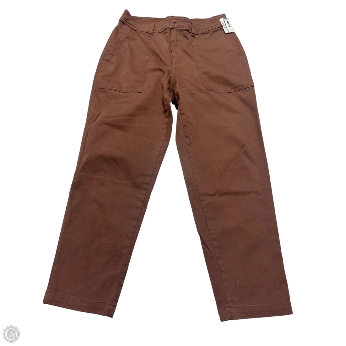 Jeans Straight By A New Day In Brown, Size: 10