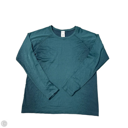 Athletic Top Long Sleeve Crewneck By Athleta In Blue, Size: Xl