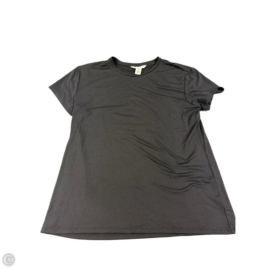 Top Short Sleeve Basic By H&m In Black, Size: Xl