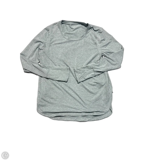 Athletic Top Long Sleeve Crewneck By Athleta In Teal, Size: L