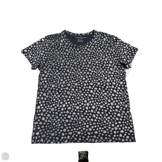 Athletic Top Short Sleeve By Majestic Filatures In Animal Print, Size: M