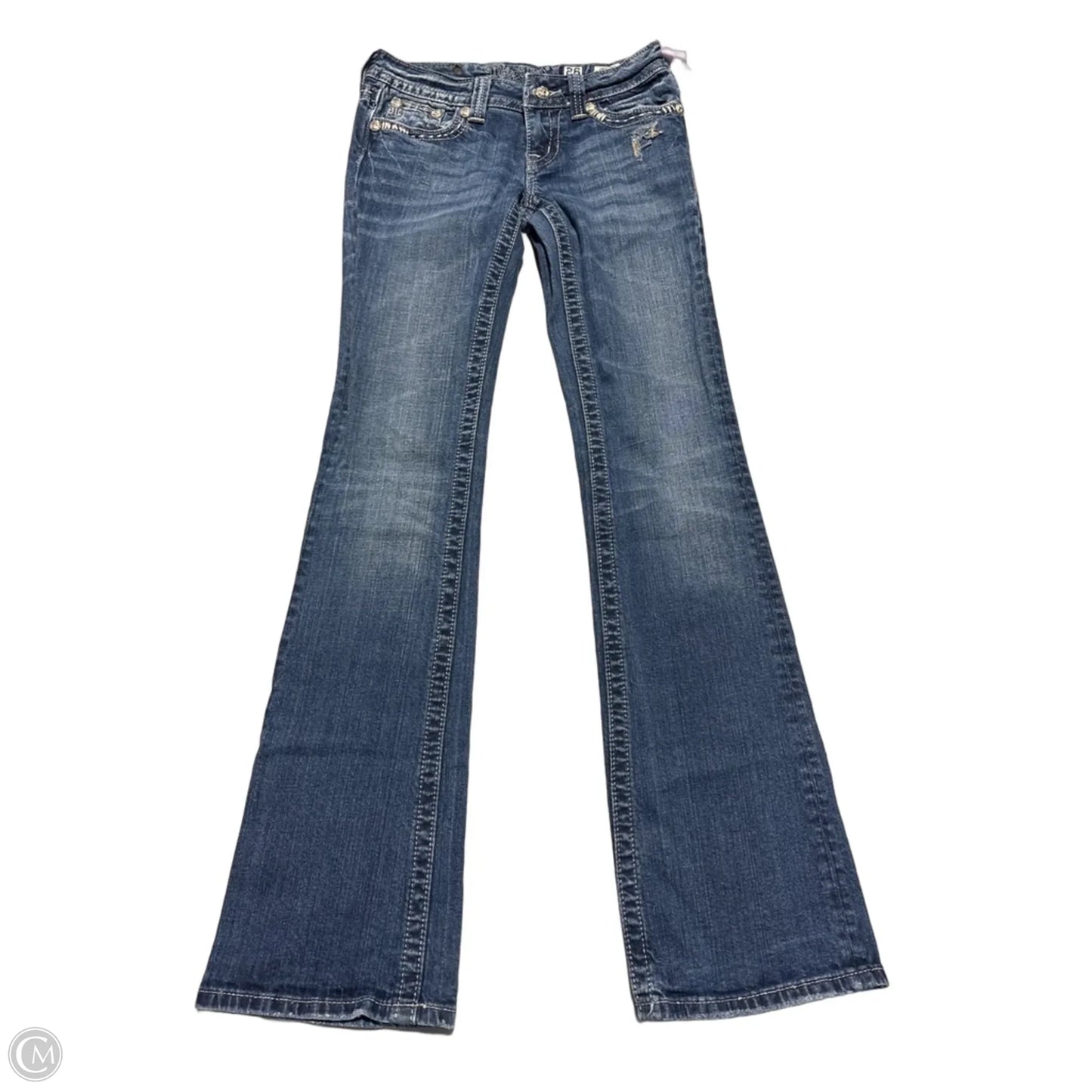 Jeans Boot Cut By Miss Me In Blue, Size: 2