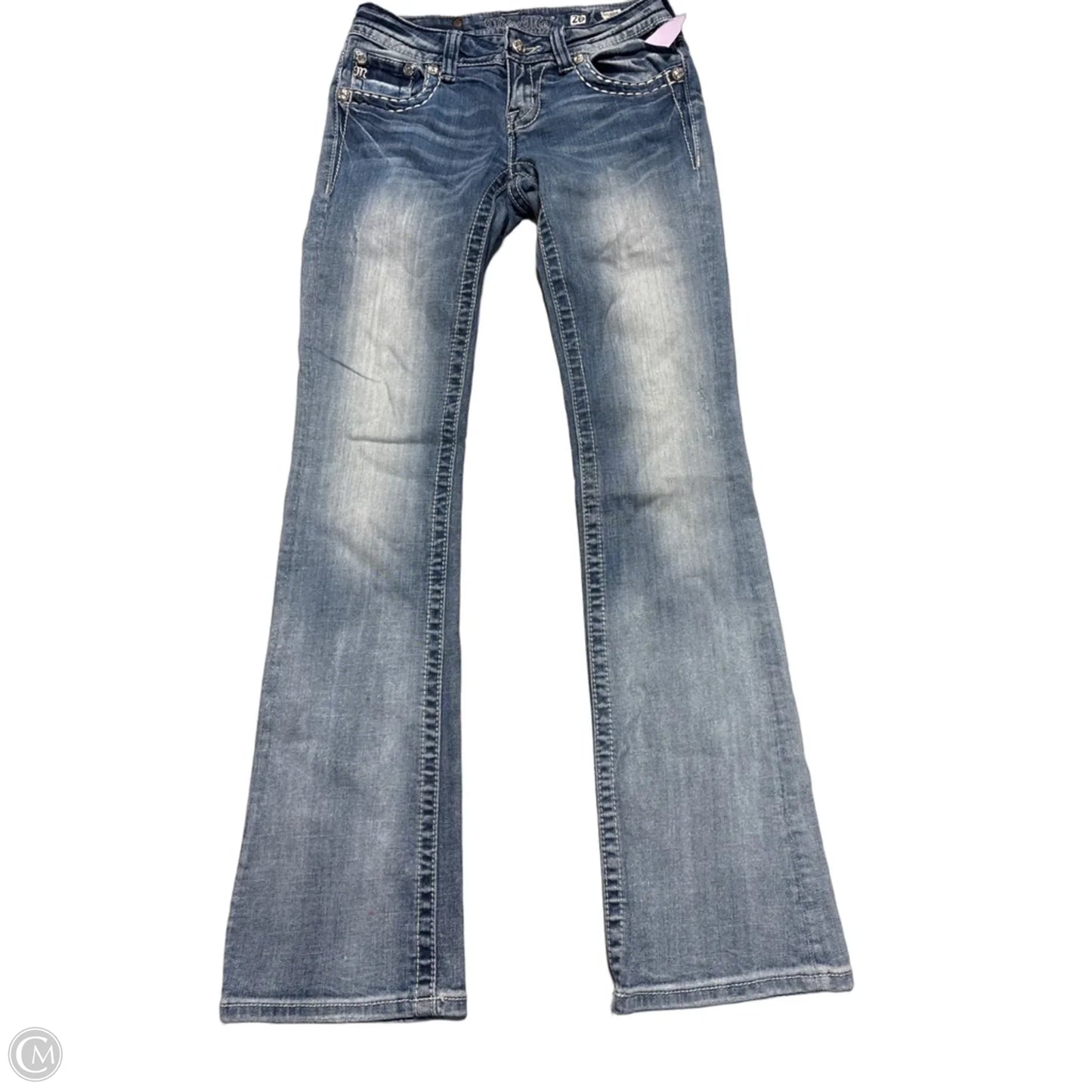Jeans Boot Cut By Miss Me In Blue, Size: 2