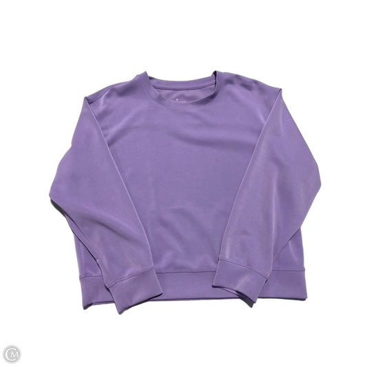 Top Long Sleeve By A New Day In Purple, Size: M