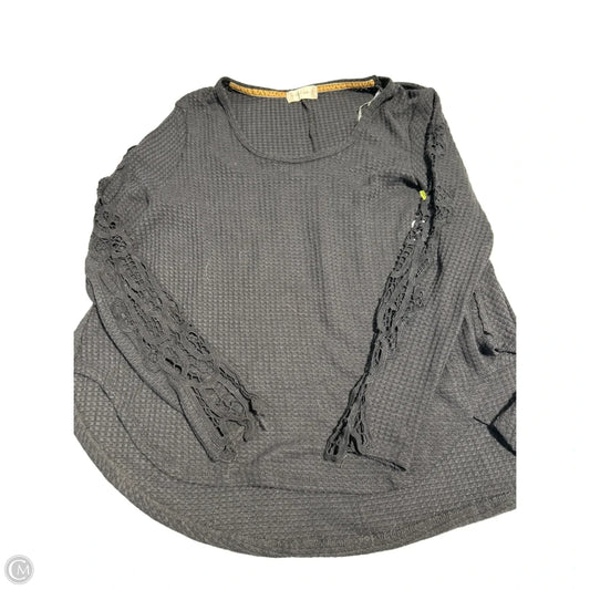 Top Long Sleeve By Altard State In Grey, Size: S