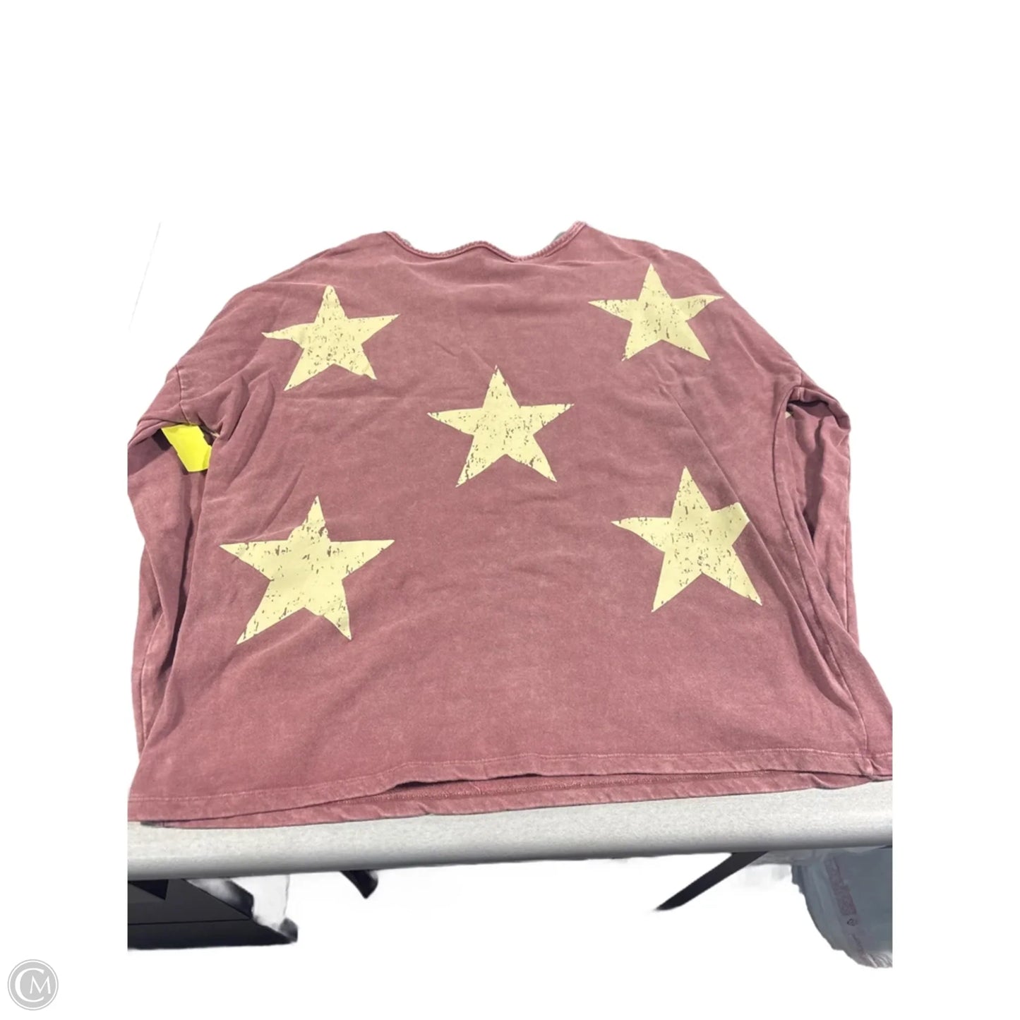 Top Long Sleeve By Easel In Red, Size: M