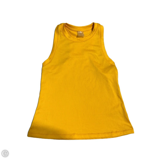 Athletic Tank Top By Calia In Yellow, Size: S