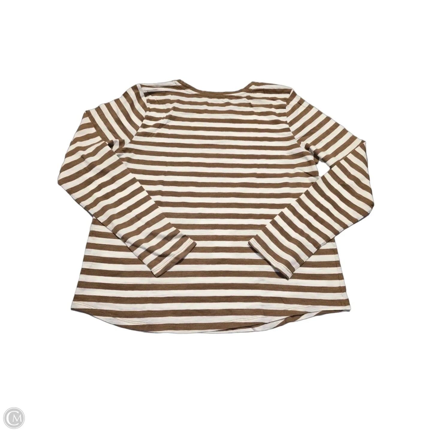 Top Long Sleeve By Sonoma In Brown, Size: Xl