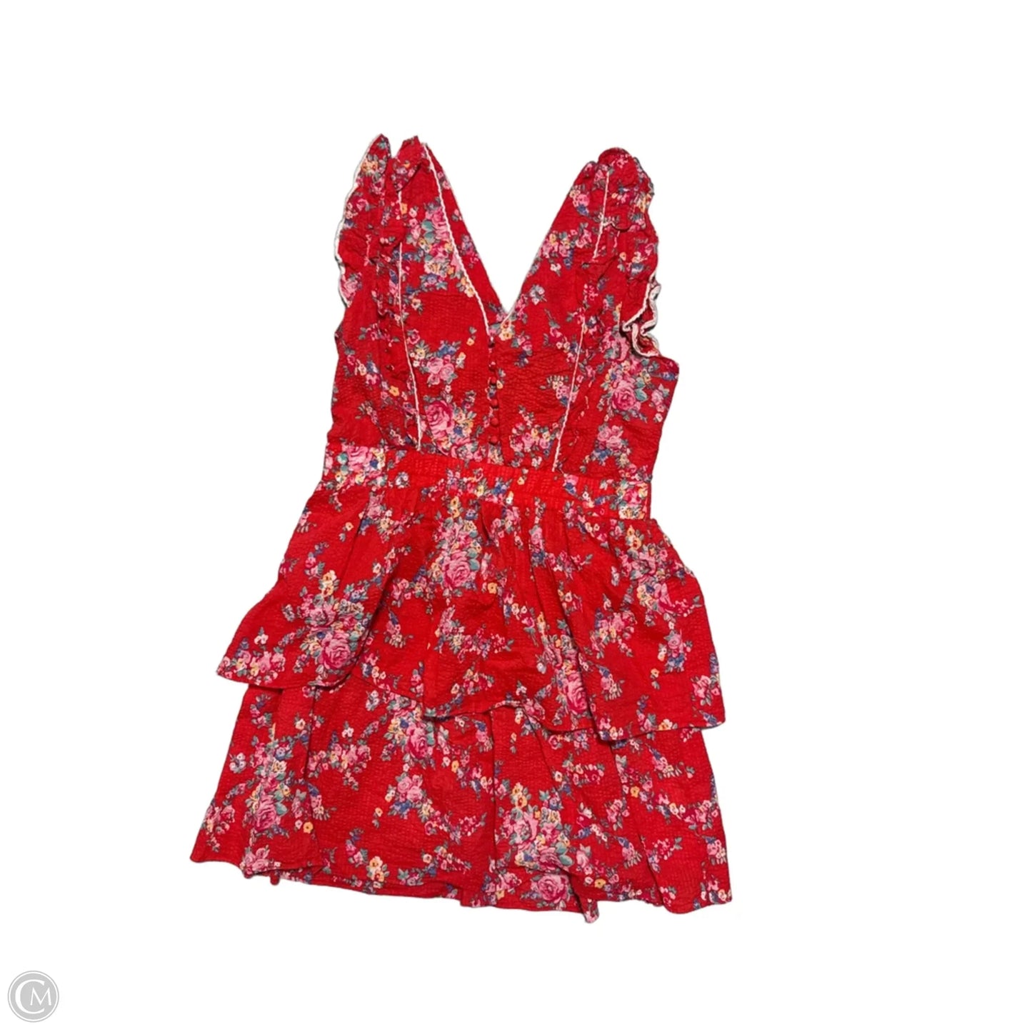 Dress Casual Midi By Betsey Johnson In Red, Size: Xs