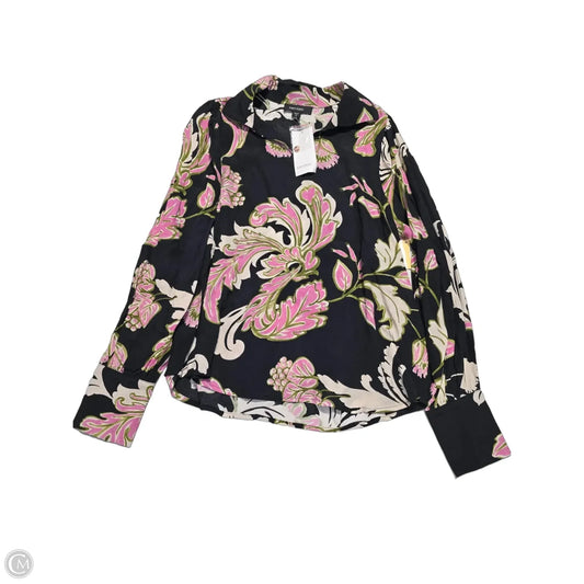 Top Long Sleeve By Karen Kane In Black, Size: S