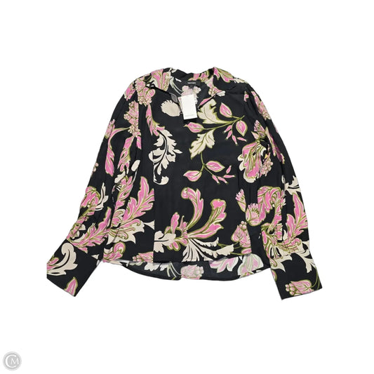 Top Long Sleeve By Karen Kane In Black, Size: Xl