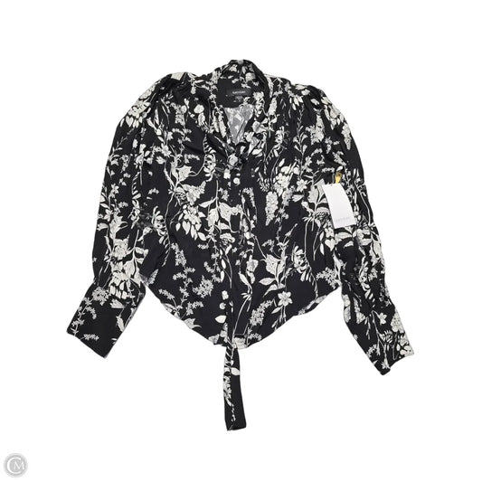 Top Long Sleeve By Karen Kane In Black, Size: S