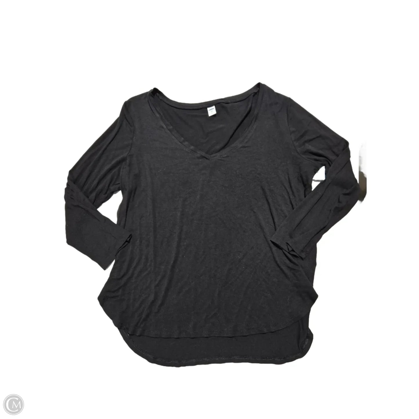 Top Long Sleeve By Old Navy In Black, Size: L