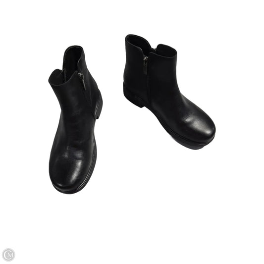 Boots Ankle Flats By Abeo In Black, Size: 8