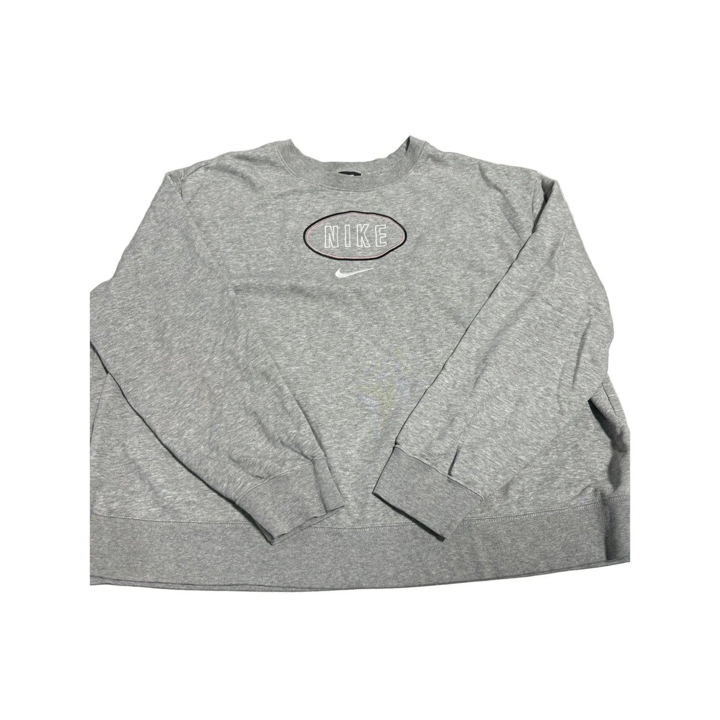 Top Long Sleeve By Nike In Grey, Size: 3x
