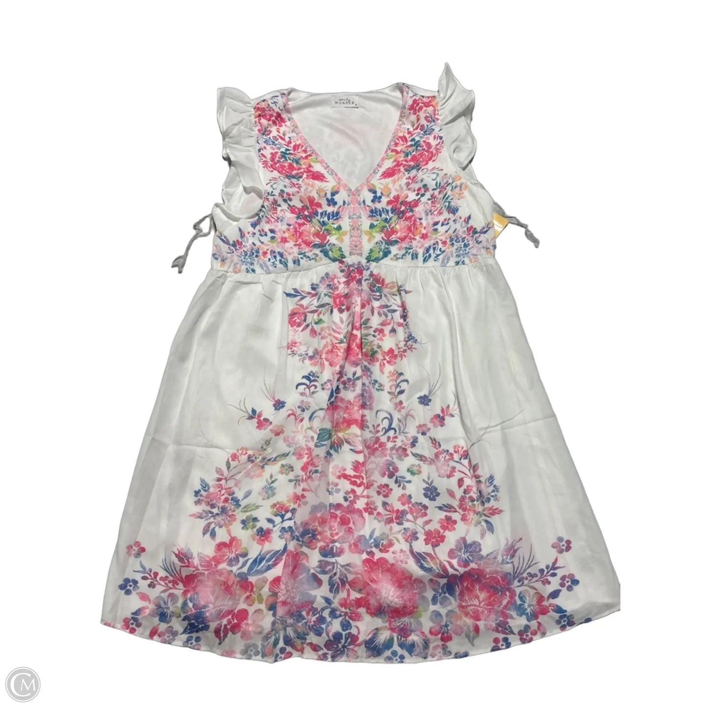 Dress Casual Short By Emily Wonder In White, Size: M