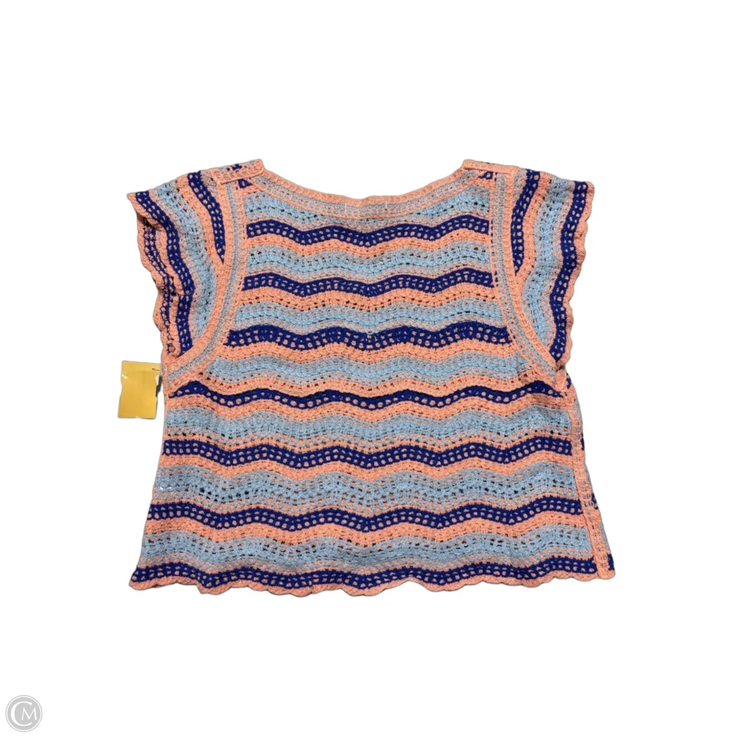 Top Sleeveless By Rebellion In Blue, Size: S