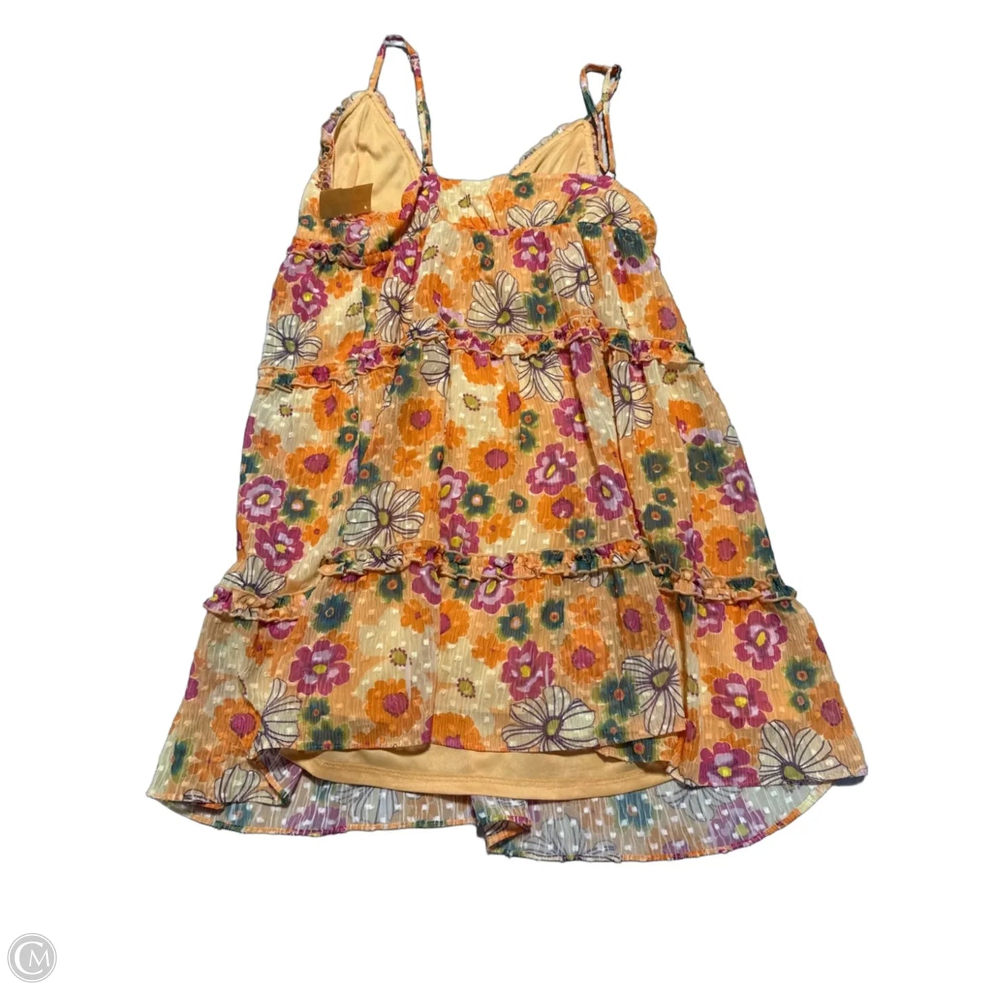 Dress Casual Midi By Wild Fable In Orange, Size: L