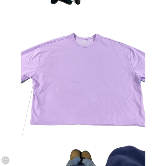 Top Short Sleeve By Yitty In Purple, Size: 2x