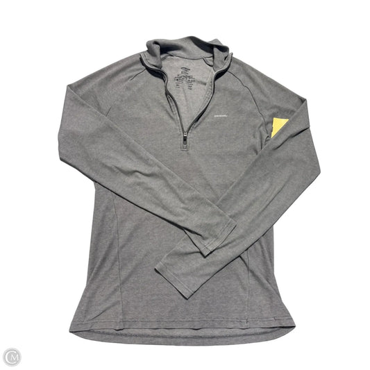 Top Long Sleeve By Patagonia In Grey, Size: M