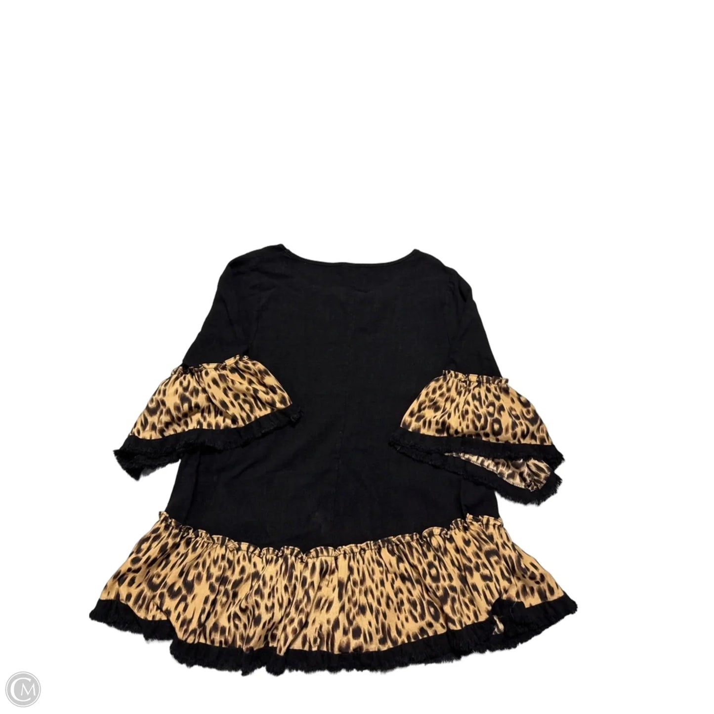 Top 3/4 Sleeve By Umgee In Black, Size: M