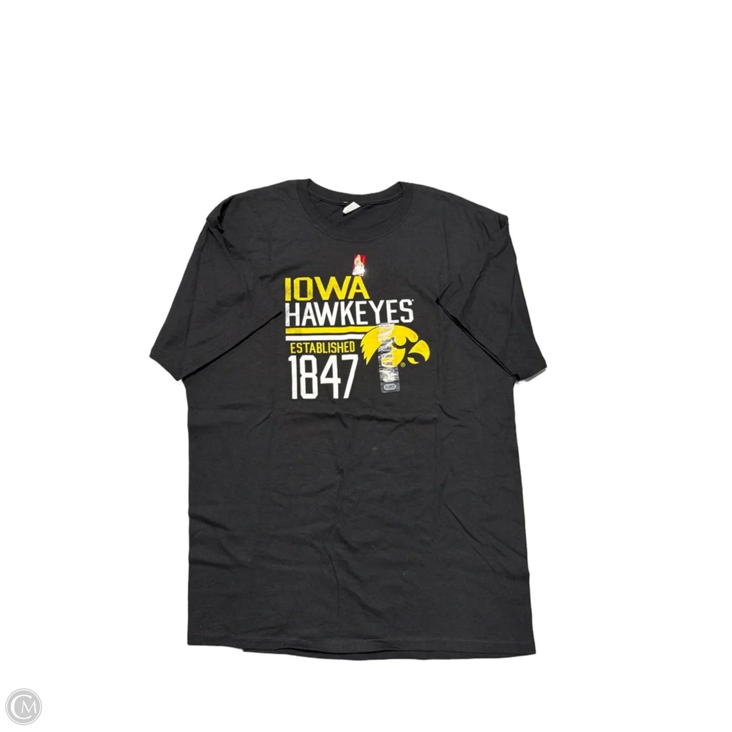 Top Short Sleeve By Hanes In Black, Size: Xl