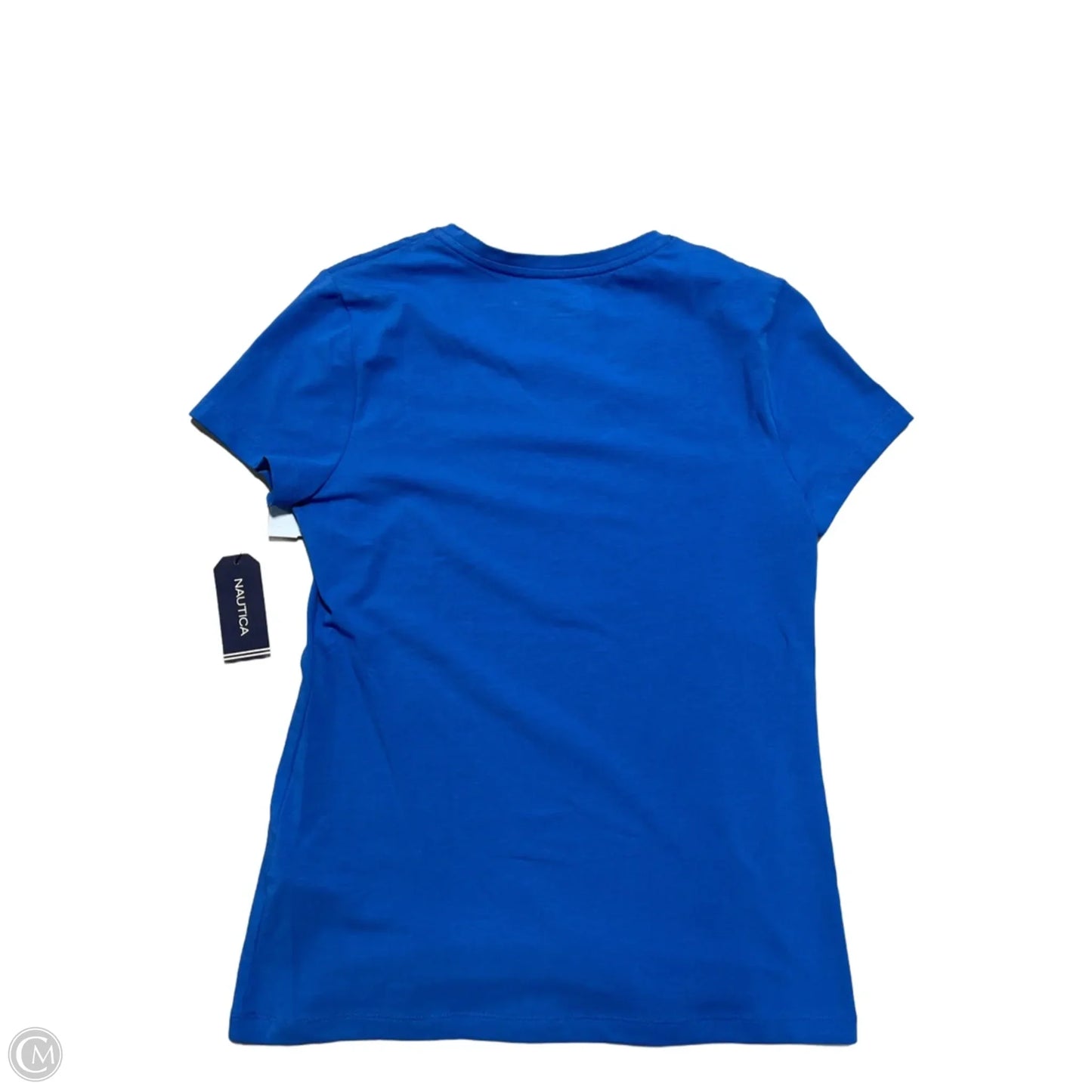 Top Short Sleeve By Nautica In Blue, Size: S