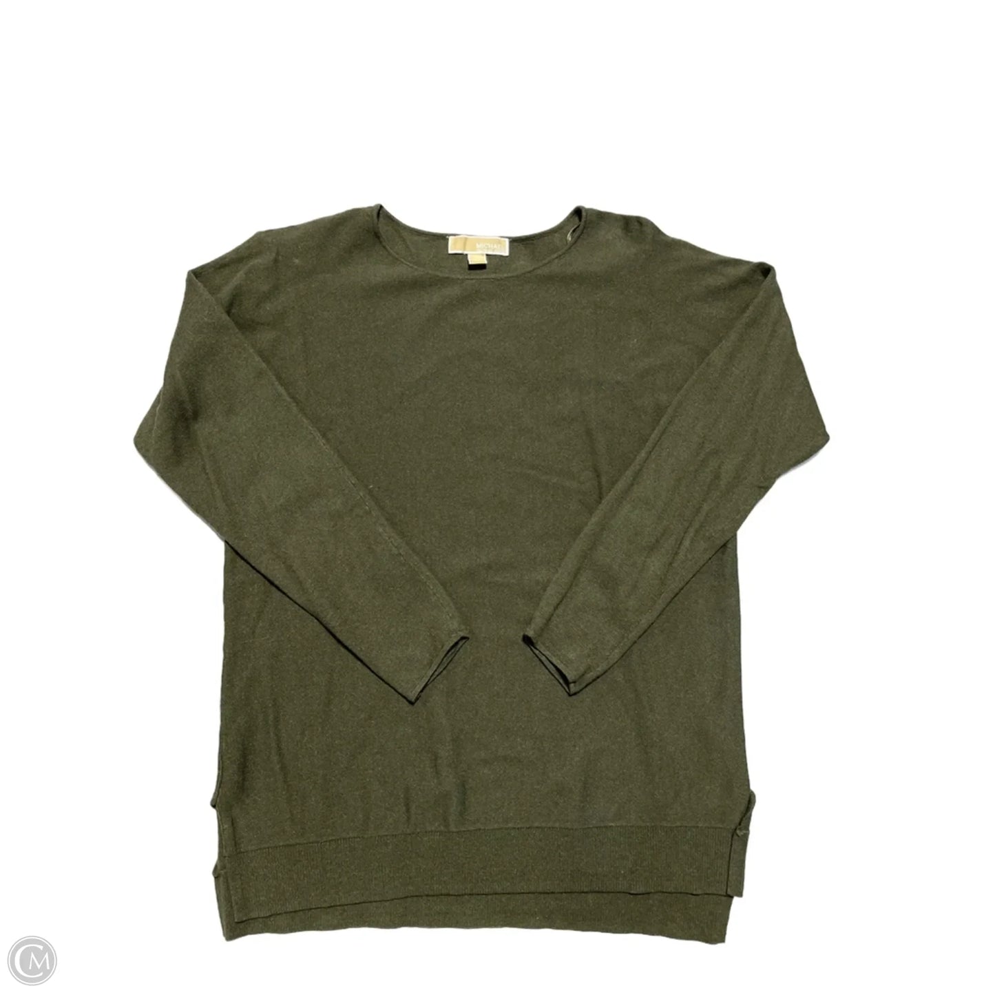 Top Long Sleeve By Michael By Michael Kors In Green, Size: S