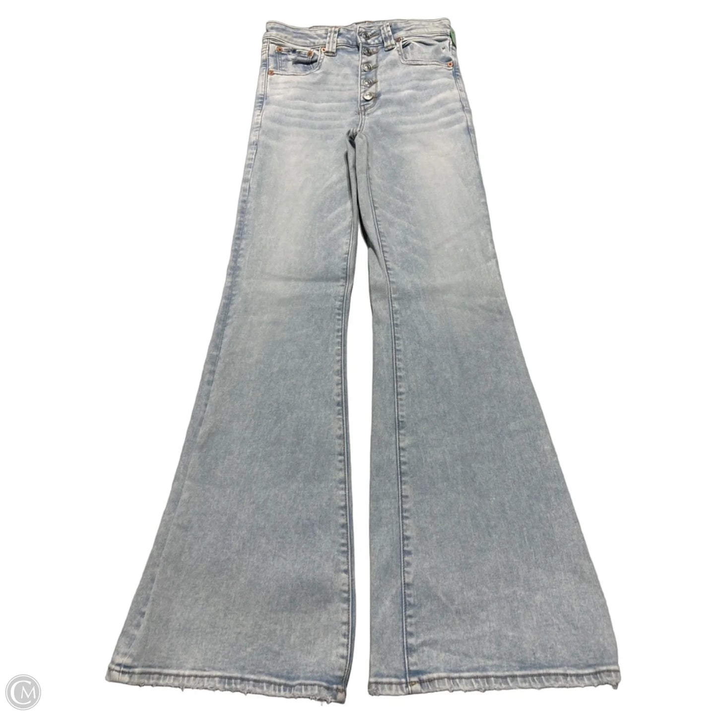 Jeans Boot Cut By American Eagle In Blue Denim, Size: 6