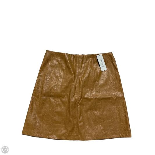 Skirt Mini & Short By Mi Ami In Snakeskin Print, Size: M
