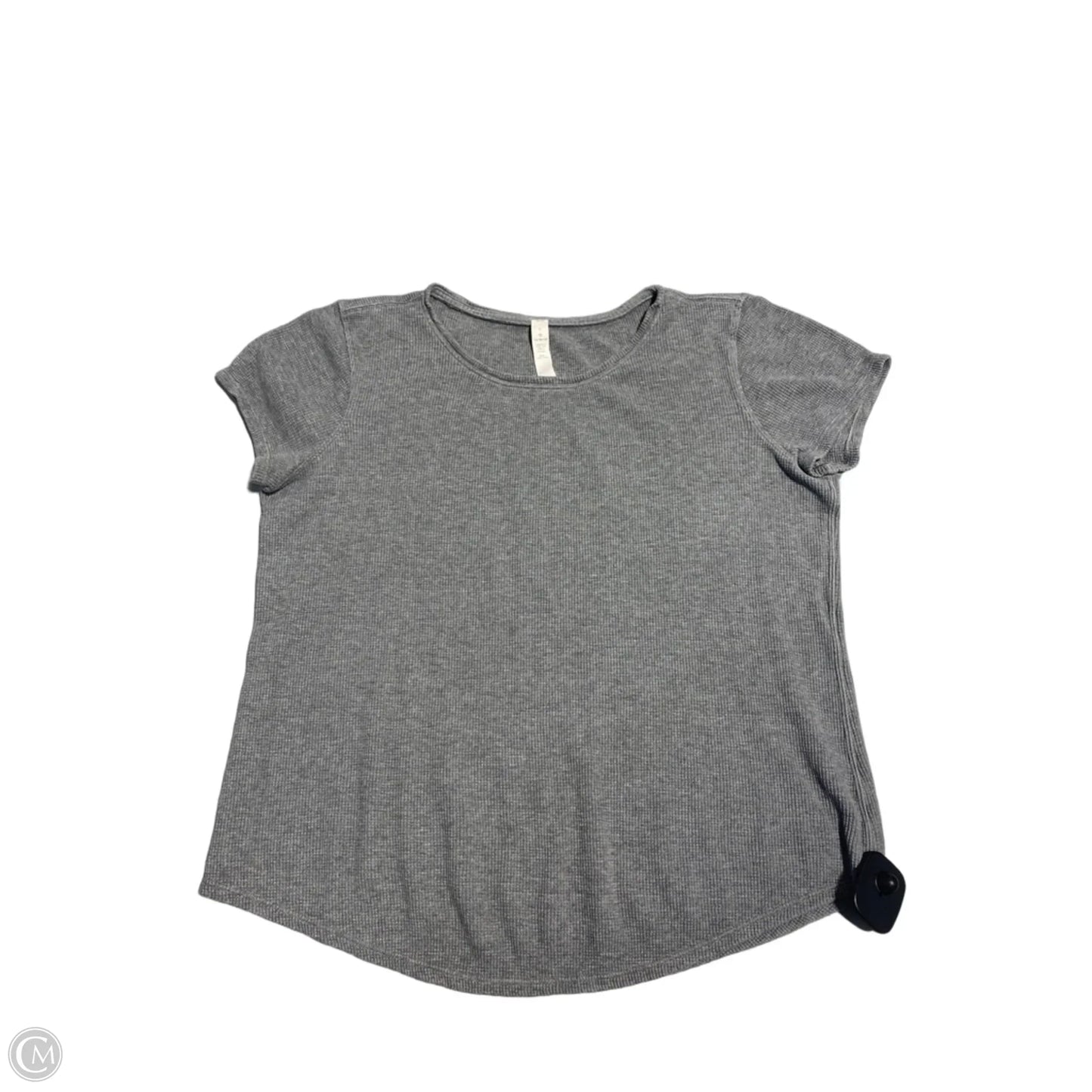 Top Short Sleeve By Lululemon In Grey, Size: 6