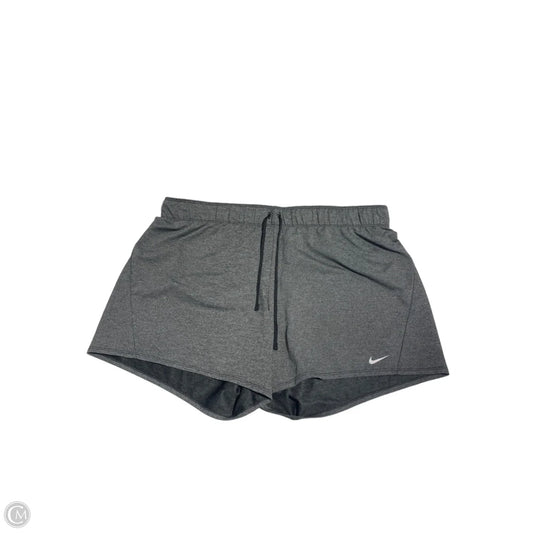 Athletic Shorts By Nike In Grey, Size: Xl