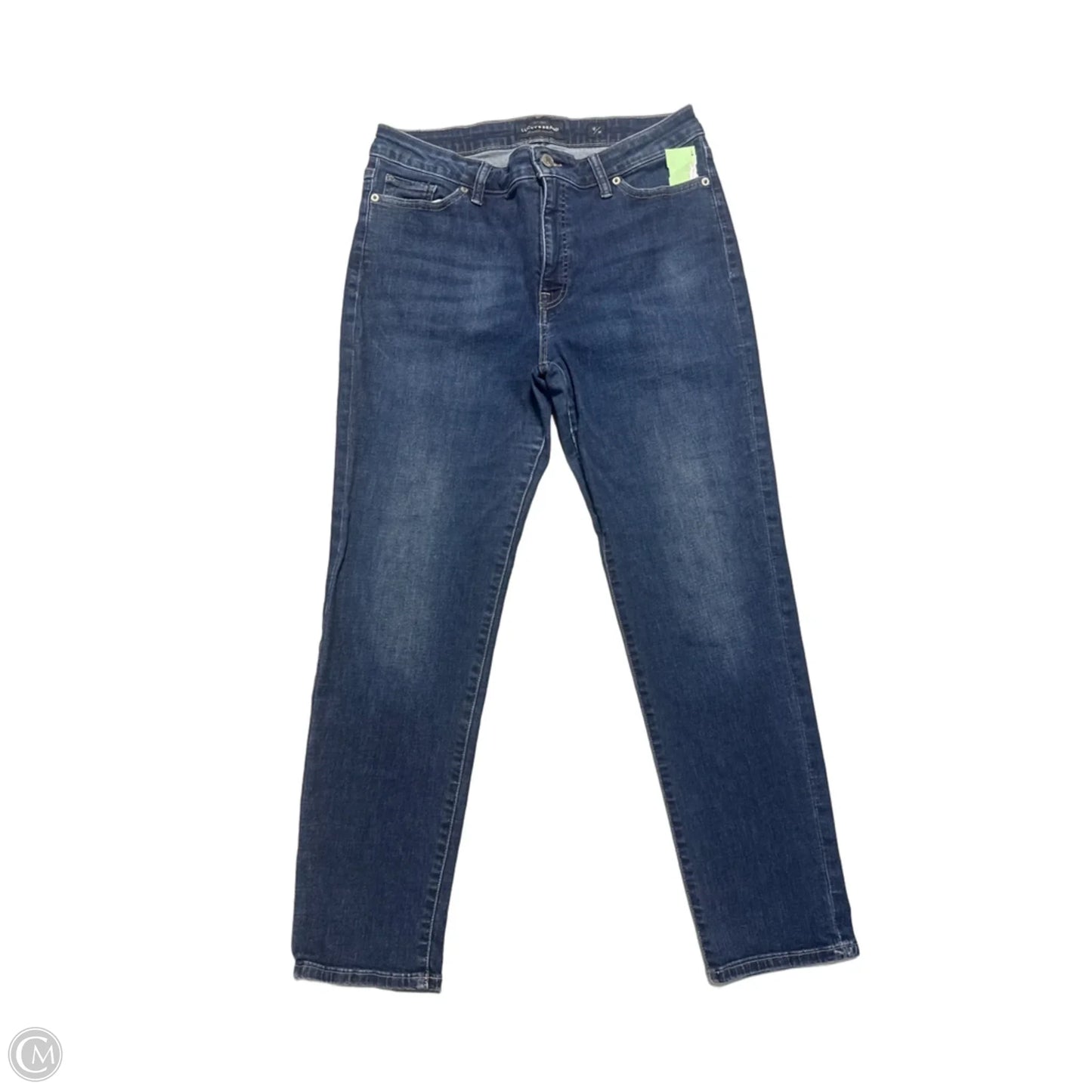 Jeans Skinny By Lucky Brand In Blue Denim, Size: 12