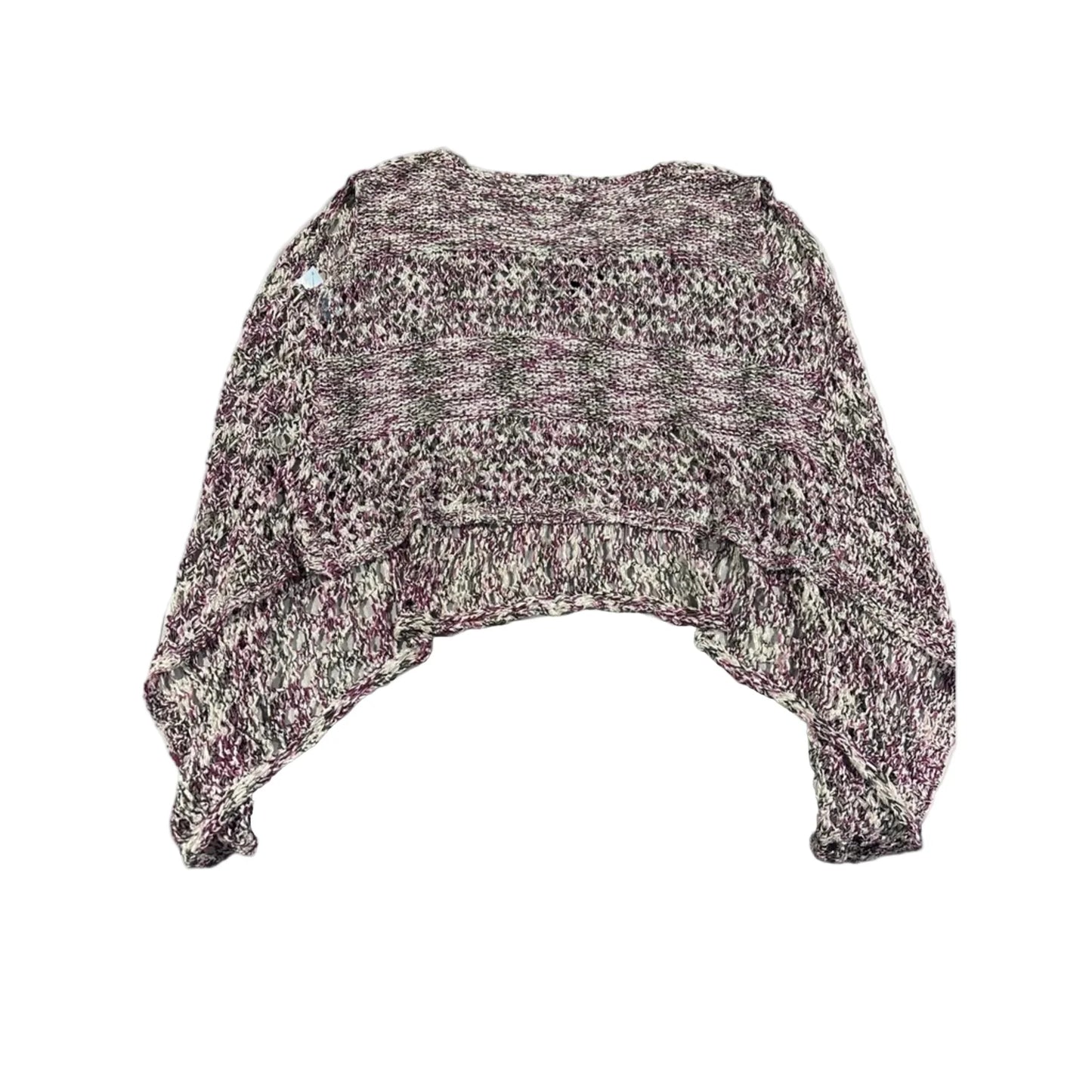 Sweater By Vertigo In Green & Purple, Size: M