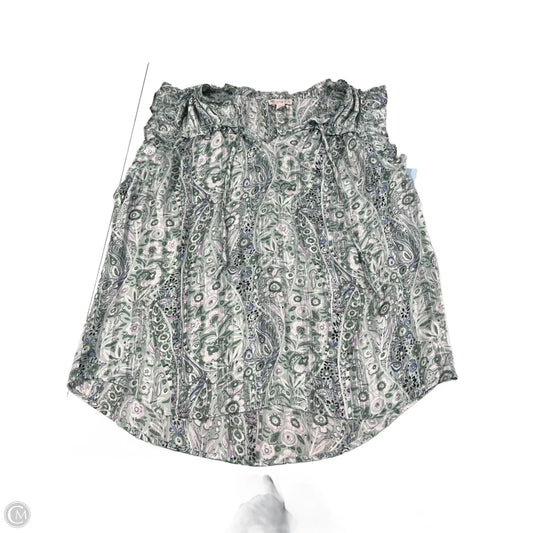 Top Short Sleeve By Eliane Rose In Green, Size: L